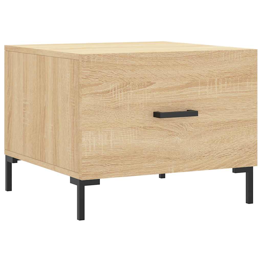 Τραπεζάκι Σαλονιού Sonoma Δρυς 50x50x40 εκ. Επεξεργασμένο Ξύλο