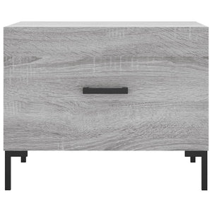 Τραπεζάκι Σαλονιού Γκρι Sonoma 50x50x40 εκ. Επεξεργασμένο Ξύλο