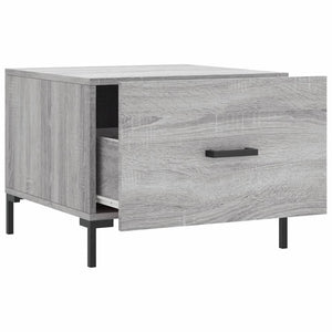 Τραπεζάκι Σαλονιού Γκρι Sonoma 50x50x40 εκ. Επεξεργασμένο Ξύλο