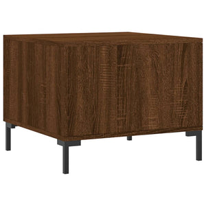 Τραπεζάκια Σαλονιού 2 τεμ Brown Oak 50x50x40 εκ Επεξ. Ξύλο