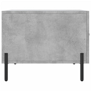Τραπεζάκι Σαλονιού Γκρι Σκυροδ. 50 x 50 x 40 εκ. Επεξεργ. Ξύλο