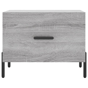 Τραπεζάκι Σαλονιού Γκρι Sonoma 50x50x40 εκ. Επεξεργασμένο Ξύλο