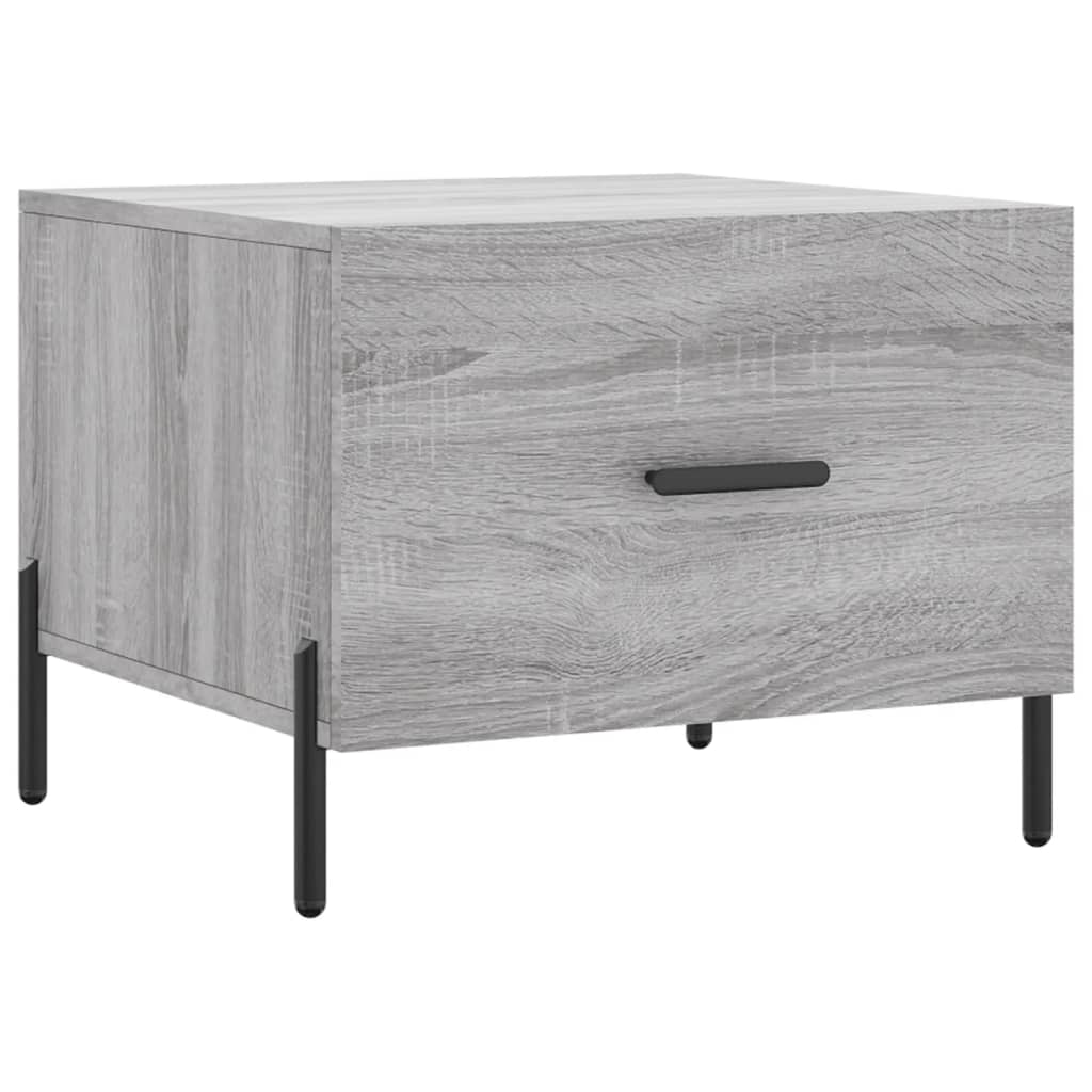 Τραπεζάκια Σαλονιού 2 τεμ Γκρι sonoma 50x50x40 εκ Επεξ. Ξύλο