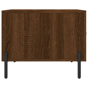 Τραπεζάκια Σαλονιού 2 τεμ Brown Oak 50x50x40 εκ Επεξ. Ξύλο