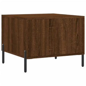 Τραπεζάκια Σαλονιού 2 τεμ Brown Oak 50x50x40 εκ Επεξ. Ξύλο