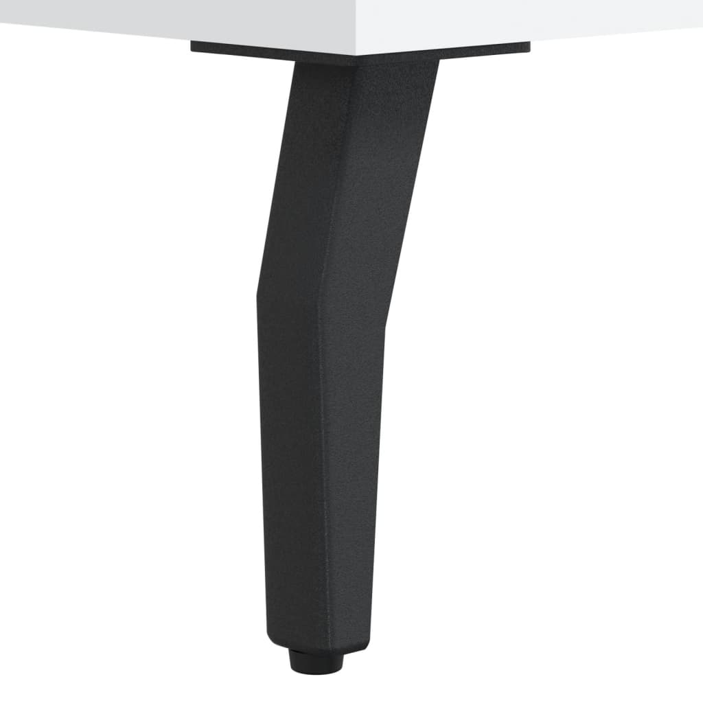 Τραπεζάκια Σαλονιού 2 τεμ. Λευκά 50x50x40 εκ Επεξεργασμένο Ξύλο