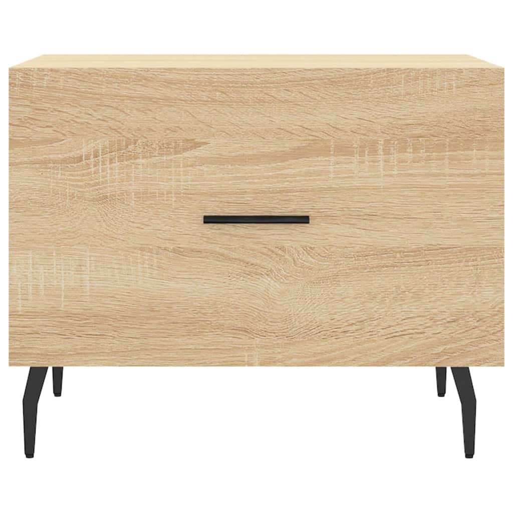 Τραπεζάκι Σαλονιού Sonoma Δρυς 50x50x40 εκ. Επεξεργασμένο Ξύλο
