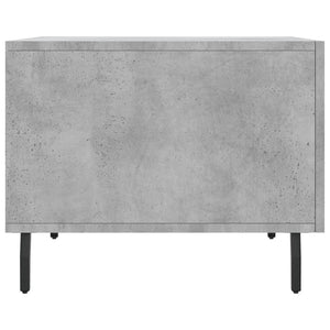 Τραπεζάκι Σαλονιού Γκρι Σκυροδ. 50 x 50 x 40 εκ. Επεξεργ. Ξύλο