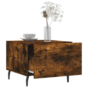 Τραπεζάκια Σαλονιού 2 τεμ Καπνιστή Oak 50x50x40 εκ Επεξ. Ξύλο