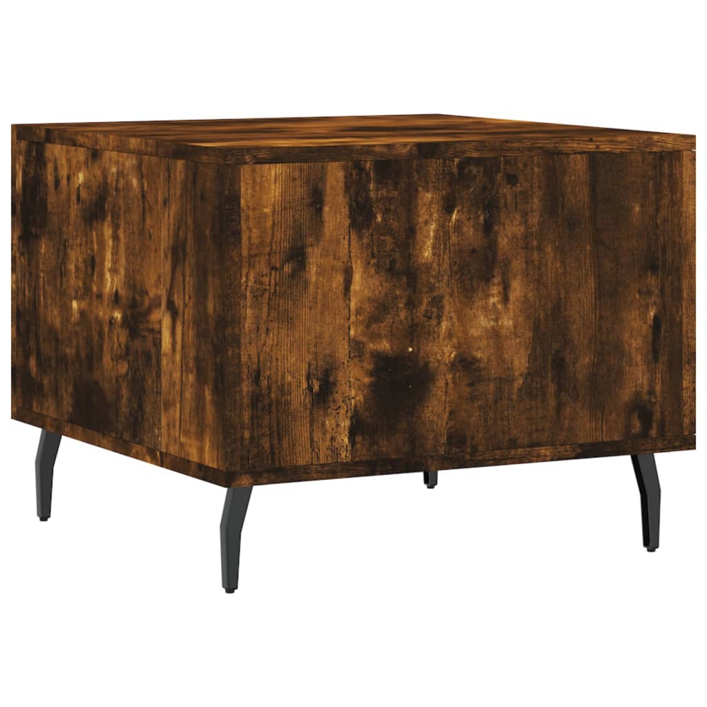 Τραπεζάκια Σαλονιού 2 τεμ Καπνιστή Oak 50x50x40 εκ Επεξ. Ξύλο