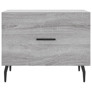 Τραπεζάκι Σαλονιού Γκρι Sonoma 50x50x40 εκ. Επεξεργασμένο Ξύλο