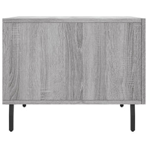 Τραπεζάκι Σαλονιού Γκρι Sonoma 50x50x40 εκ. Επεξεργασμένο Ξύλο
