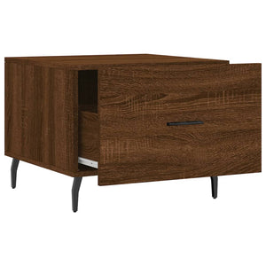 Τραπεζάκια Σαλονιού 2 τεμ Brown Oak 50x50x40 εκ Επεξ. Ξύλο