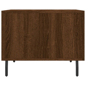 Τραπεζάκια Σαλονιού 2 τεμ Brown Oak 50x50x40 εκ Επεξ. Ξύλο