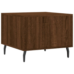 Τραπεζάκια Σαλονιού 2 τεμ Brown Oak 50x50x40 εκ Επεξ. Ξύλο