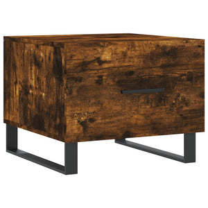 Τραπεζάκια Σαλονιού 2 τεμ Καπνιστή Oak 50x50x40 εκ Επεξ. Ξύλο