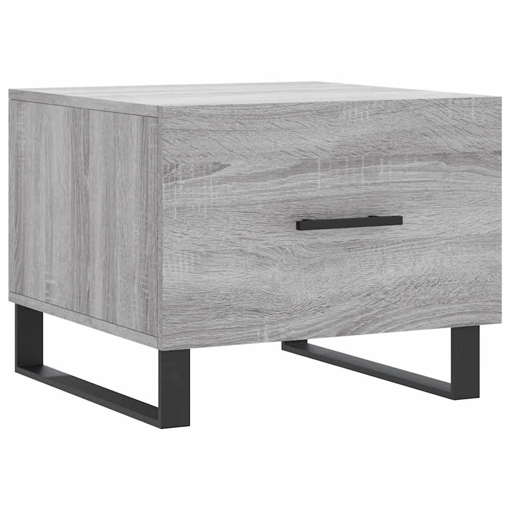 Τραπεζάκι Σαλονιού Γκρι Sonoma 50x50x40 εκ. Επεξεργασμένο Ξύλο