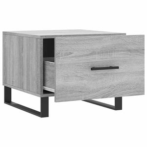 Τραπεζάκι Σαλονιού Γκρι Sonoma 50x50x40 εκ. Επεξεργασμένο Ξύλο