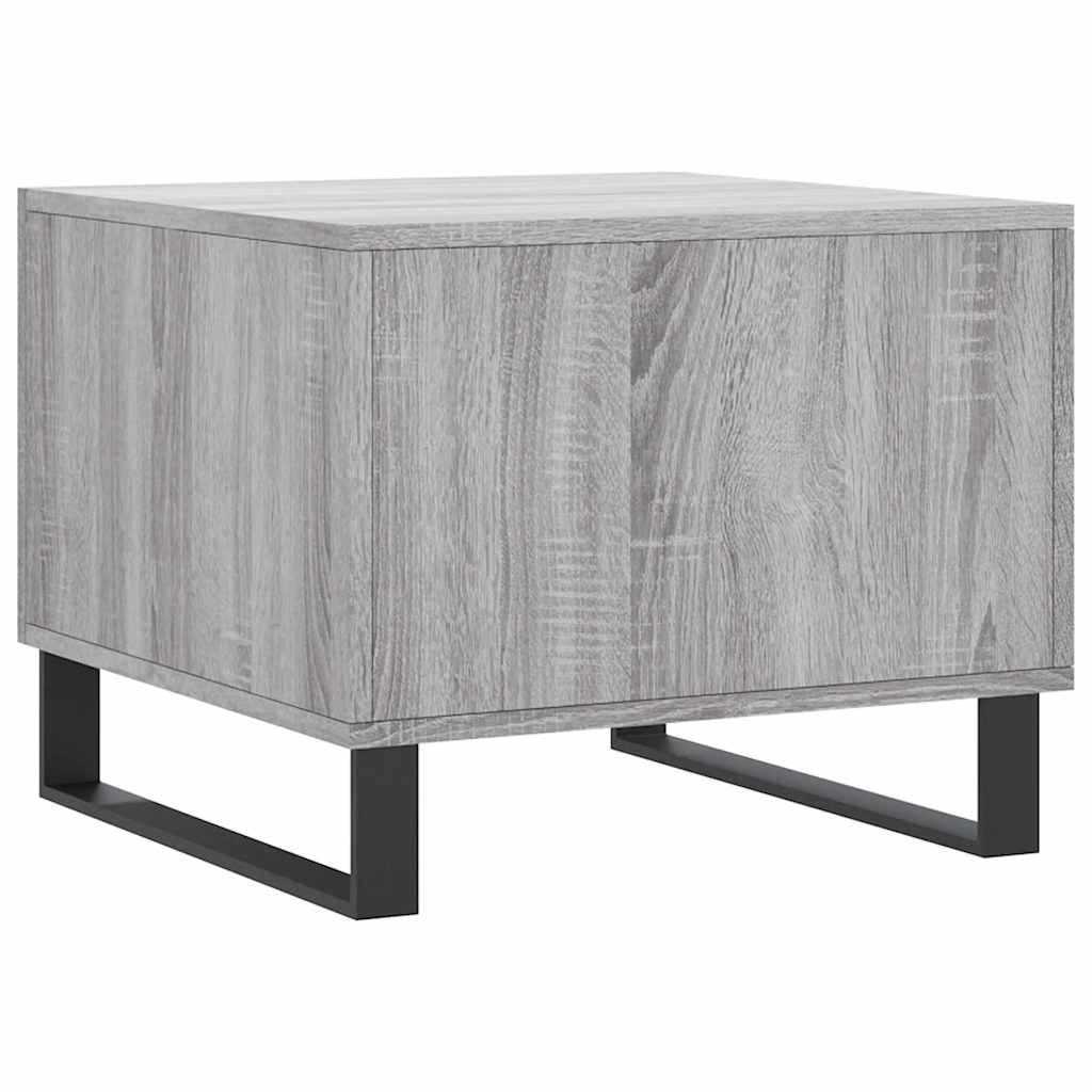 Τραπεζάκι Σαλονιού Γκρι Sonoma 50x50x40 εκ. Επεξεργασμένο Ξύλο