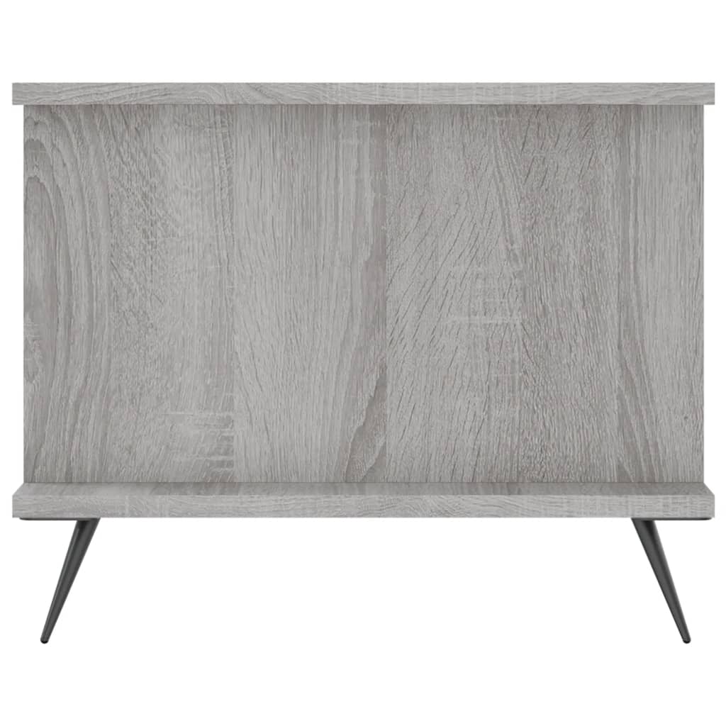 Τραπεζάκι Σαλονιού Γκρι Sonoma 90x50x40 εκ. Επεξεργασμένο Ξύλο - Pakobazaar