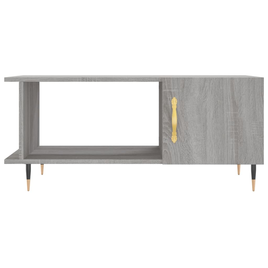Τραπεζάκι Σαλονιού Γκρι Sonoma 90x50x40 εκ. Επεξεργασμένο Ξύλο