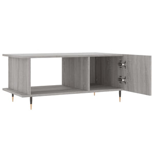 Τραπεζάκι Σαλονιού Γκρι Sonoma 90x50x40 εκ. Επεξεργασμένο Ξύλο