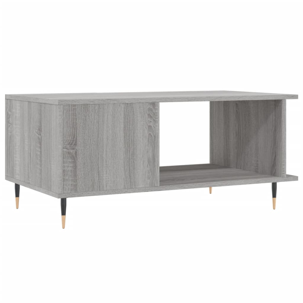 Τραπεζάκι Σαλονιού Γκρι Sonoma 90x50x40 εκ. Επεξεργασμένο Ξύλο