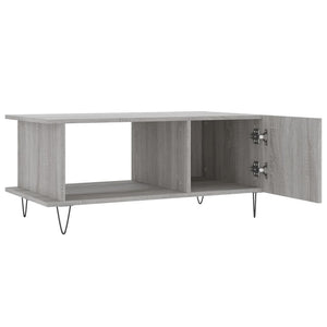 Τραπεζάκι Σαλονιού Γκρι Sonoma 90x50x40 εκ. Επεξεργασμένο Ξύλο