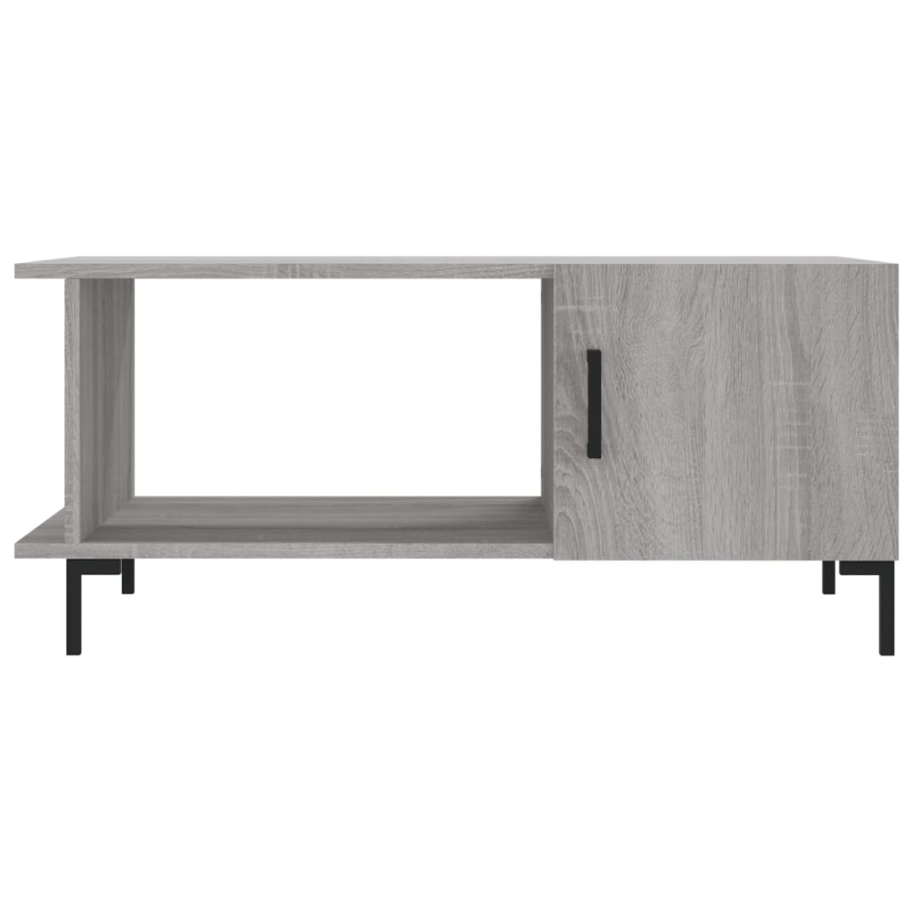 Τραπεζάκι Σαλονιού Γκρι Sonoma 90x50x40 εκ. Επεξεργασμένο Ξύλο - Pakobazaar