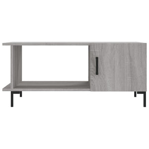 Τραπεζάκι Σαλονιού Γκρι Sonoma 90x50x40 εκ. Επεξεργασμένο Ξύλο - Pakobazaar