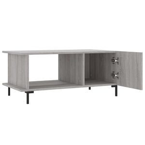 Τραπεζάκι Σαλονιού Γκρι Sonoma 90x50x40 εκ. Επεξεργασμένο Ξύλο - Pakobazaar