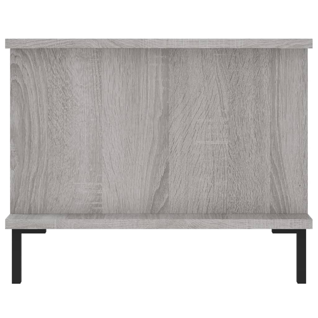 Τραπεζάκι Σαλονιού Γκρι Sonoma 90x50x40 εκ. Επεξεργασμένο Ξύλο - Pakobazaar