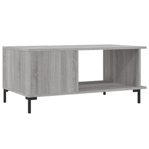 Τραπεζάκι Σαλονιού Γκρι Sonoma 90x50x40 εκ. Επεξεργασμένο Ξύλο - Pakobazaar