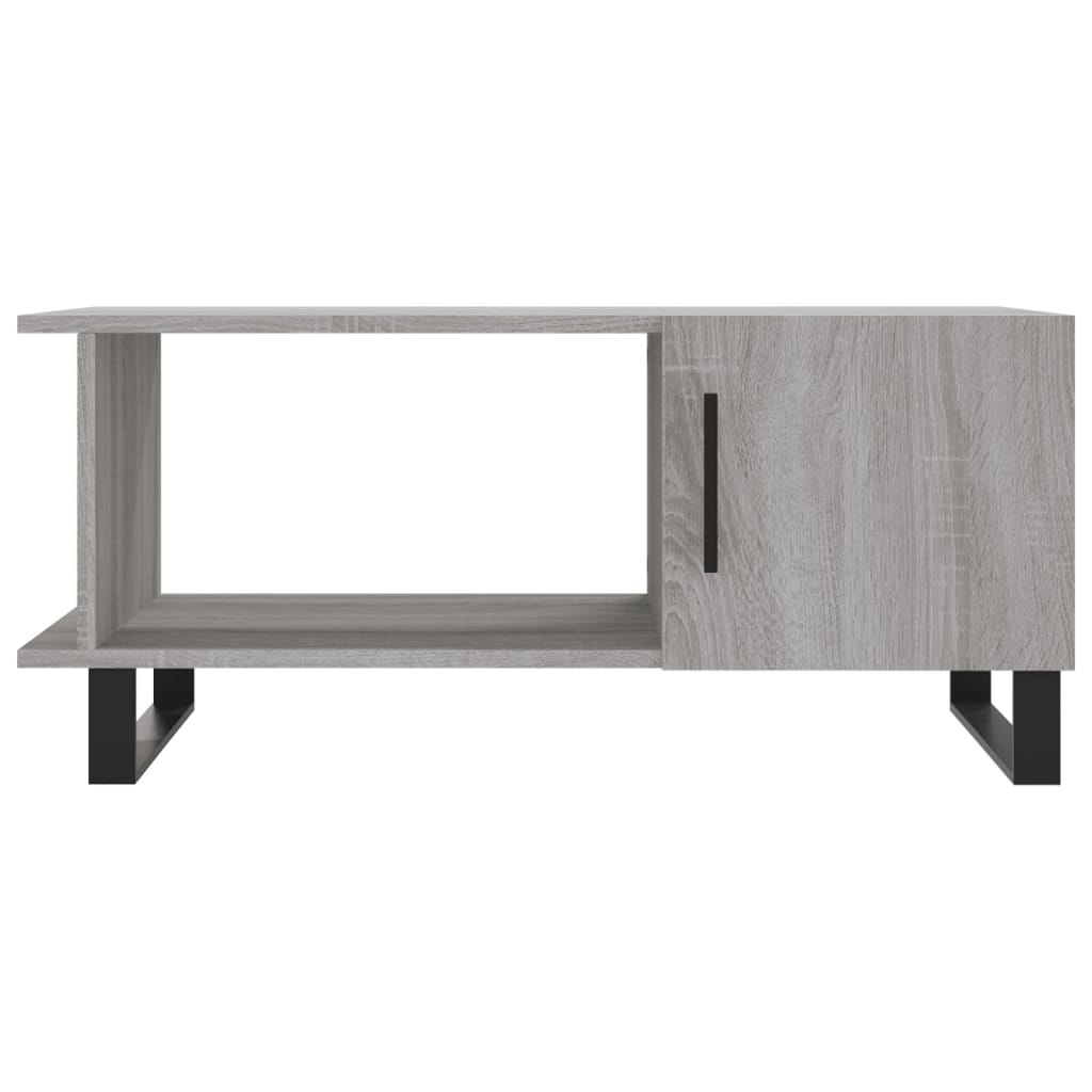 Τραπεζάκι Σαλονιού Γκρι Sonoma 90x50x40 εκ. Επεξεργασμένο Ξύλο