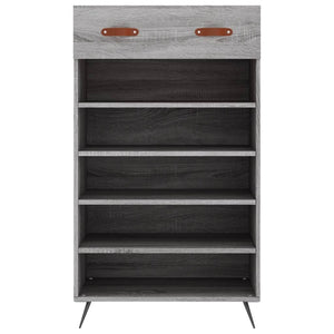 Παπουτσοθήκη Γκρι Sonoma 60 x 35 x 105 εκ. από Επεξεργ. Ξύλο