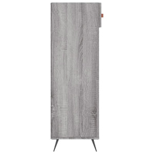 Παπουτσοθήκη Γκρι Sonoma 60 x 35 x 105 εκ. από Επεξεργ. Ξύλο