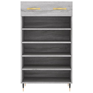 Παπουτσοθήκη Γκρι Sonoma 60 x 35 x 105 εκ. από Επεξεργ. Ξύλο