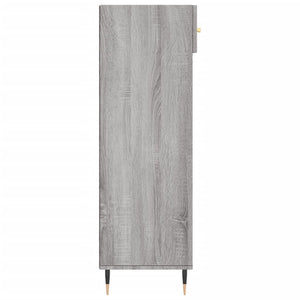 Παπουτσοθήκη Γκρι Sonoma 60 x 35 x 105 εκ. από Επεξεργ. Ξύλο