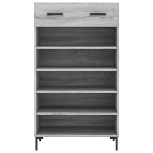 Παπουτσοθήκη Γκρι Sonoma 60 x 35 x 105 εκ. από Επεξεργ. Ξύλο