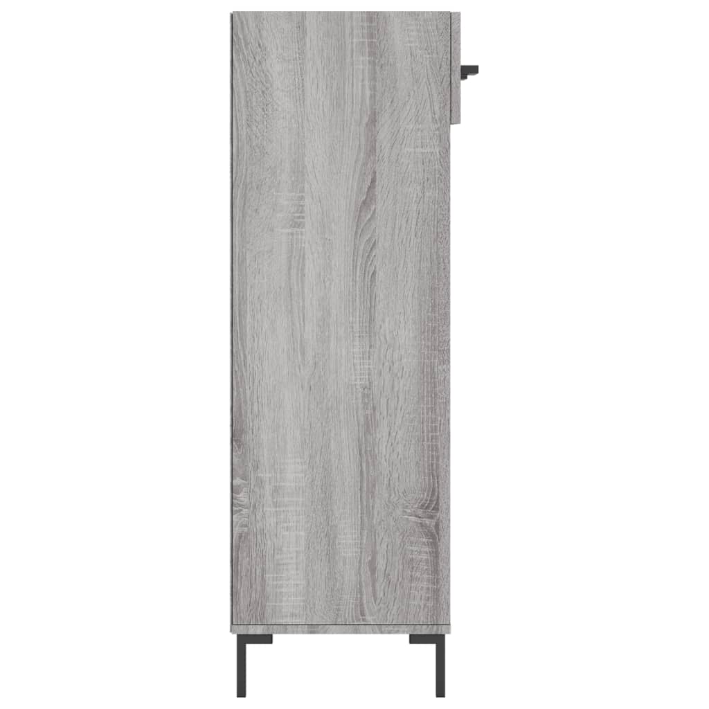 Παπουτσοθήκη Γκρι Sonoma 60 x 35 x 105 εκ. από Επεξεργ. Ξύλο