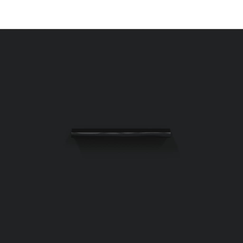 Παπουτσοθήκη Μαύρη 60 x 35 x 105 εκ. από Επεξεργασμένο Ξύλο - Pakobazaar