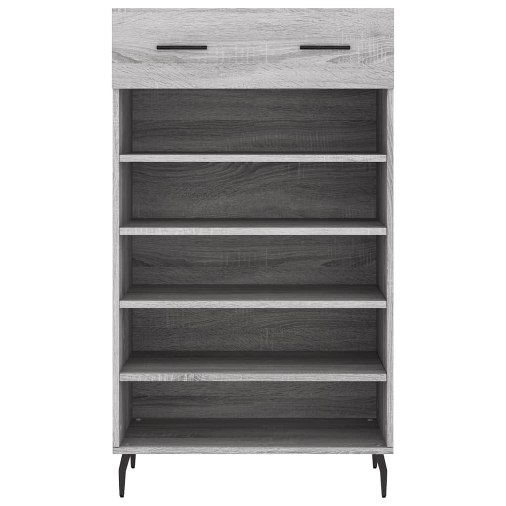 Παπουτσοθήκη Γκρι Sonoma 60 x 35 x 105 εκ. από Επεξεργ. Ξύλο
