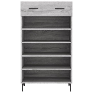 Παπουτσοθήκη Γκρι Sonoma 60 x 35 x 105 εκ. από Επεξεργ. Ξύλο