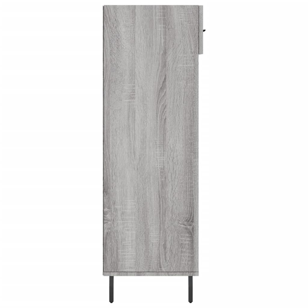 Παπουτσοθήκη Γκρι Sonoma 60 x 35 x 105 εκ. από Επεξεργ. Ξύλο