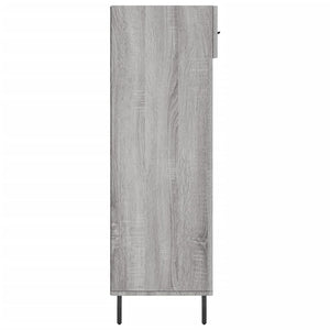 Παπουτσοθήκη Γκρι Sonoma 60 x 35 x 105 εκ. από Επεξεργ. Ξύλο
