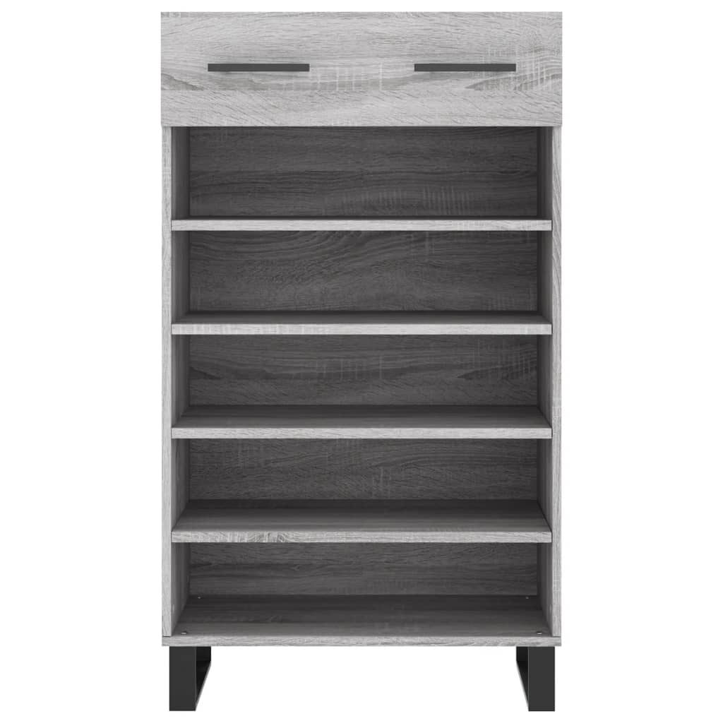 Παπουτσοθήκη Γκρι Sonoma 60 x 35 x 105 εκ. από Επεξεργ. Ξύλο