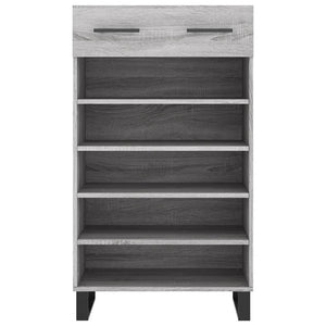Παπουτσοθήκη Γκρι Sonoma 60 x 35 x 105 εκ. από Επεξεργ. Ξύλο
