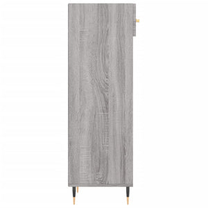 Παπουτσοθήκη Γκρι Sonoma 30x35x105 εκ. από Επεξεργασμένο Ξύλο