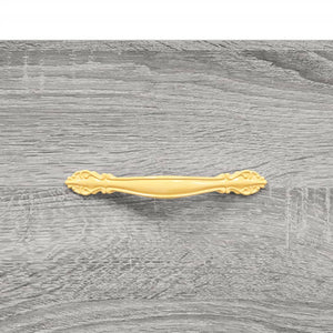 Παπουτσοθήκη Γκρι Sonoma 30x35x105 εκ. από Επεξεργασμένο Ξύλο