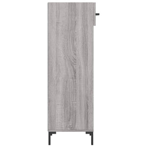 Παπουτσοθήκη Γκρι Sonoma 30x35x105 εκ. από Επεξεργασμένο Ξύλο